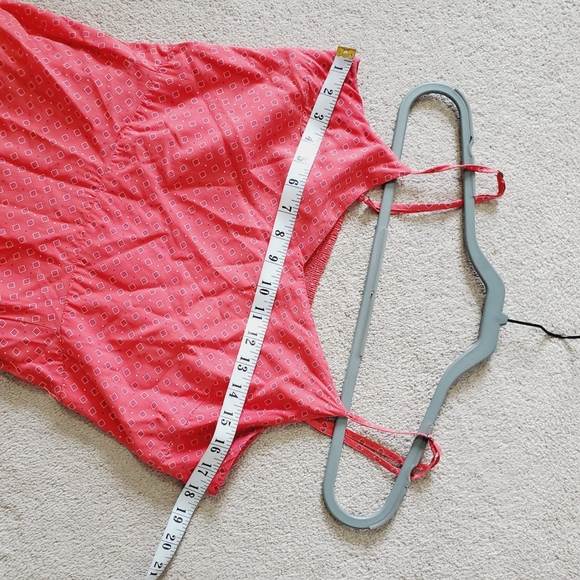 Gap Printed Boho V-Neck Summer Fit and Flare Dress L - Picture 5 of 7